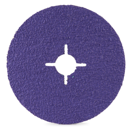 110442 RoxelPro Фибровый шлифовальный круг ROXPROHARD CUT 125 х 22мм, керамика, Р36